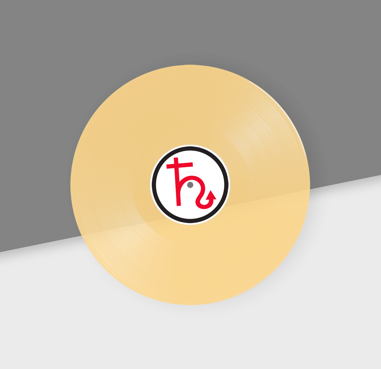 12" Vinyl Records - Sunrise Orange (Clear)