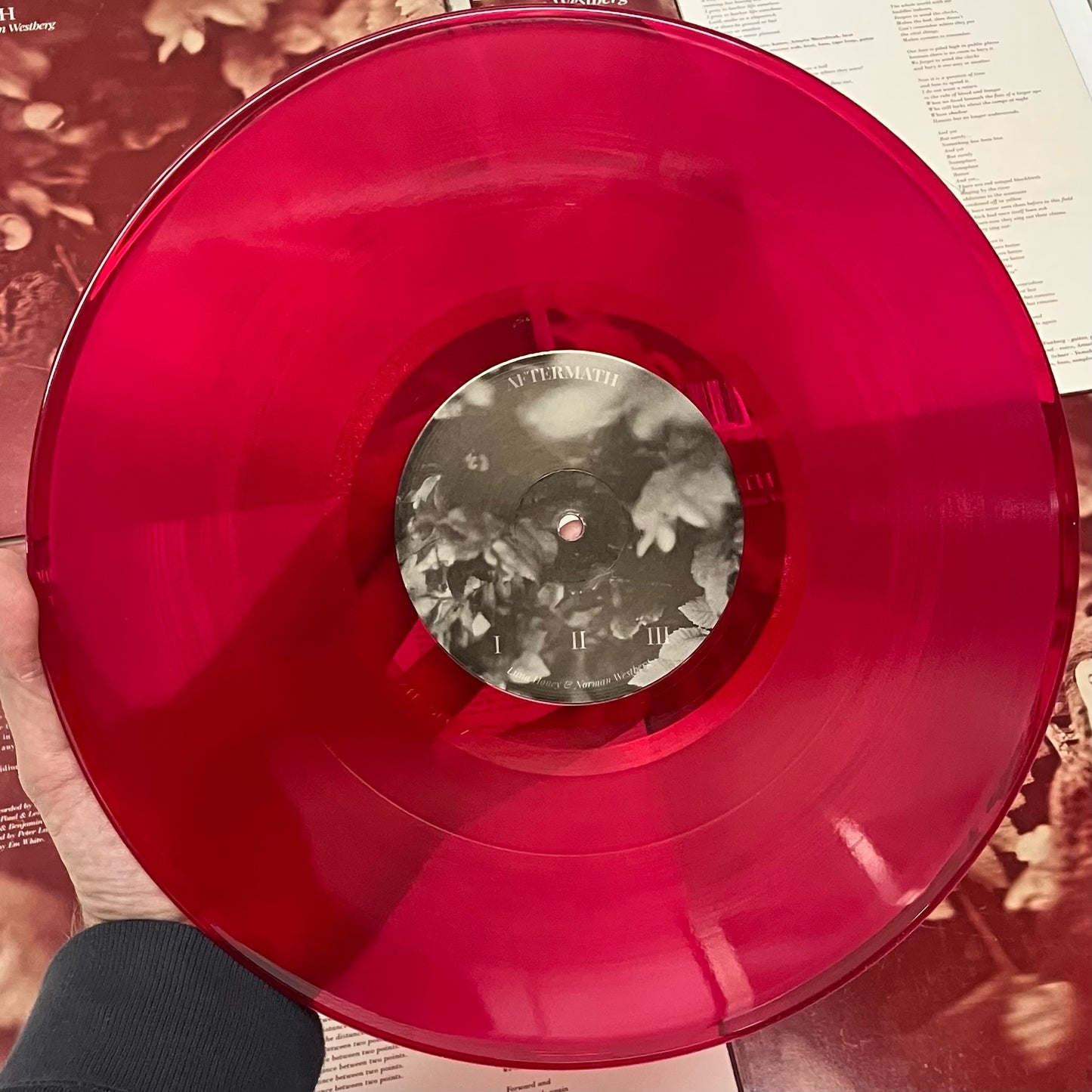 12" Vinyl Records - Red (Clear)