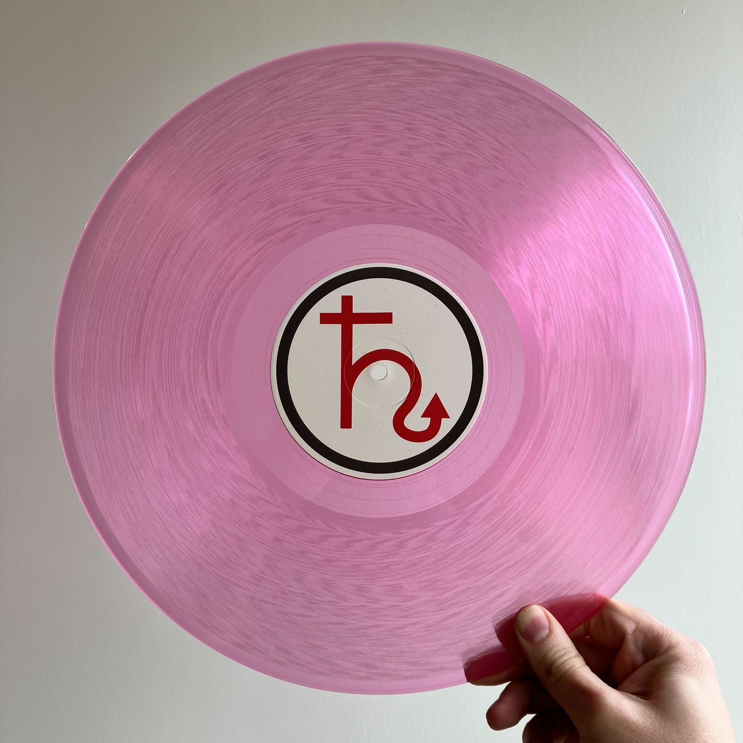 Custom Vinyl Records - Clear Pink