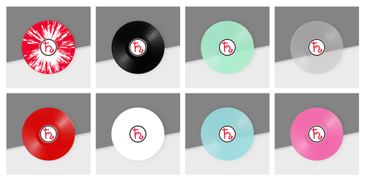 a collection of vinyl records