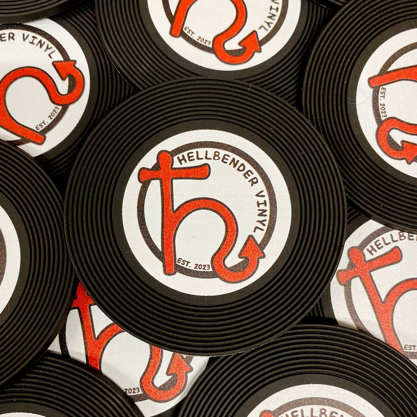Hellbender Vinyl Coaster