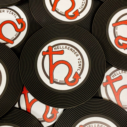 Hellbender Vinyl Coaster