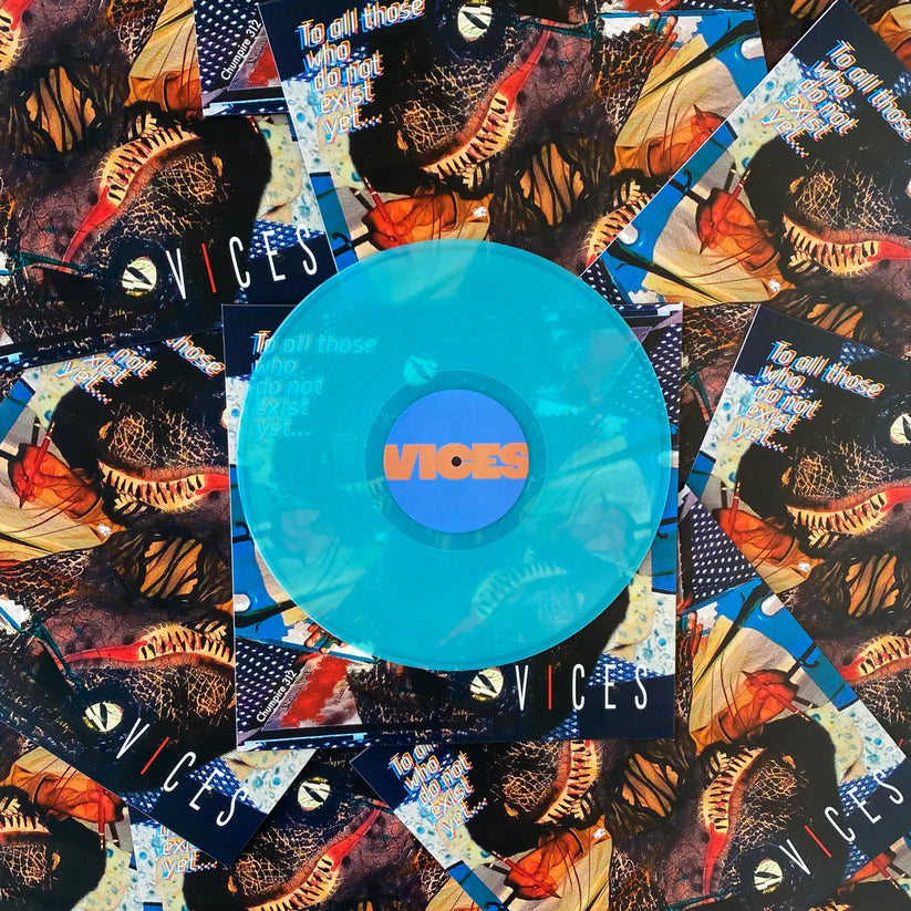 Custom Vinyl Records - Seaglass Blue