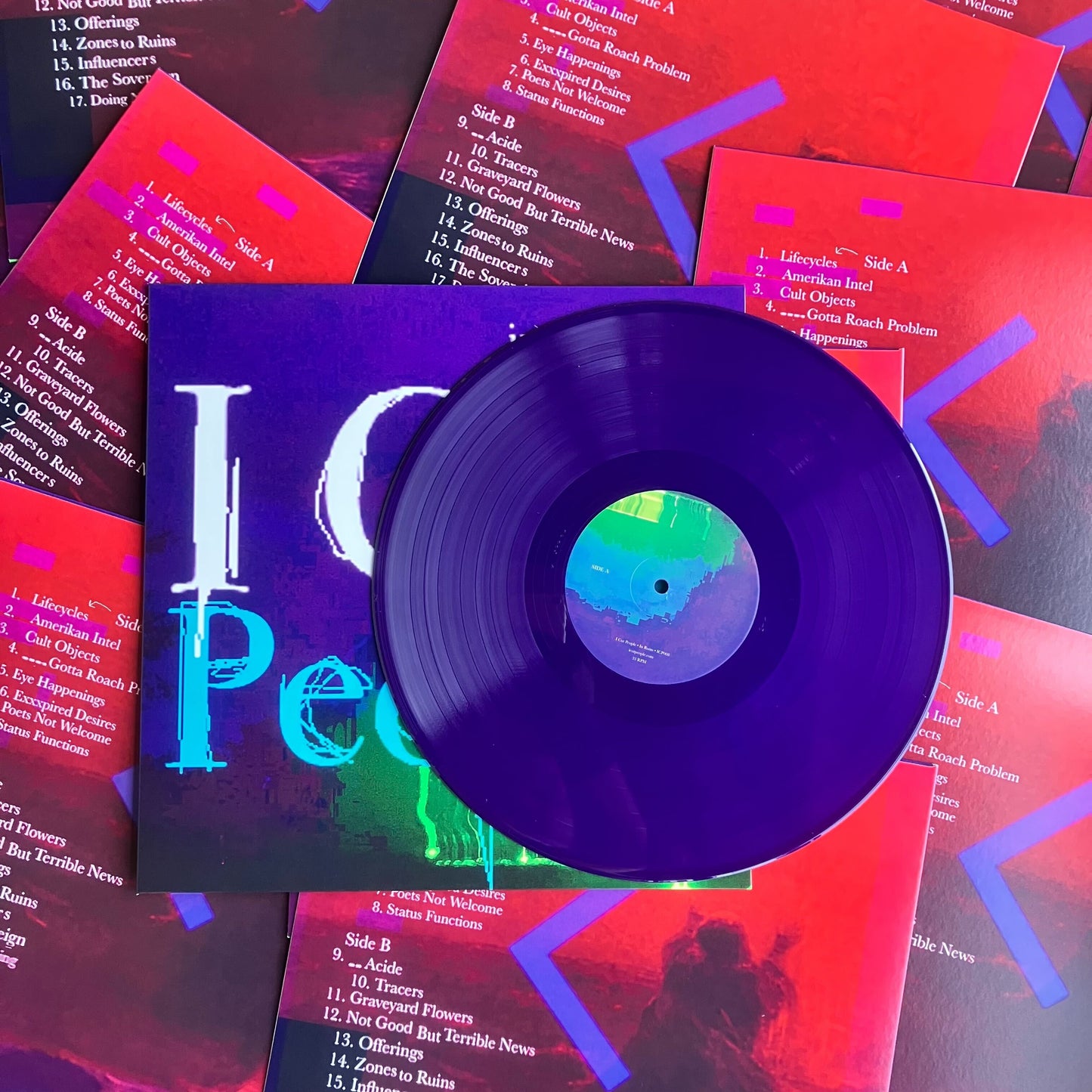 12" Vinyl Records - Purple