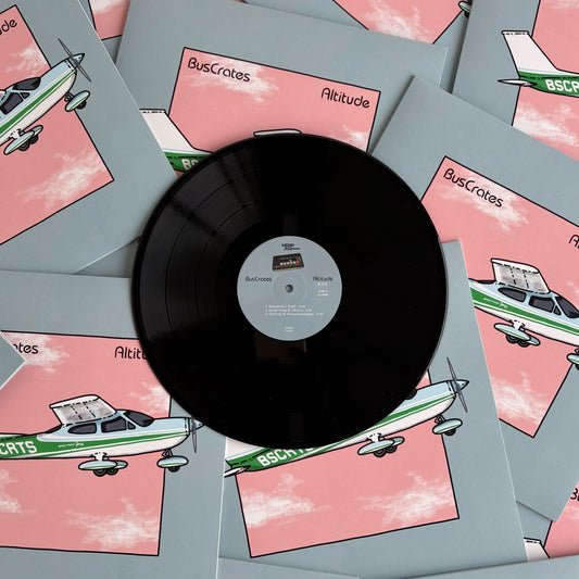 12" black vinyl pressed by Hellbender Vinyl