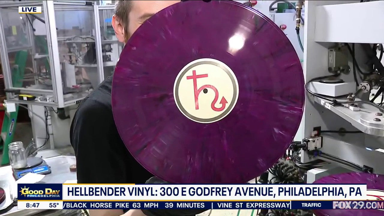 Load video: Hellbender Vinyl on Fox 29 Philadelphia