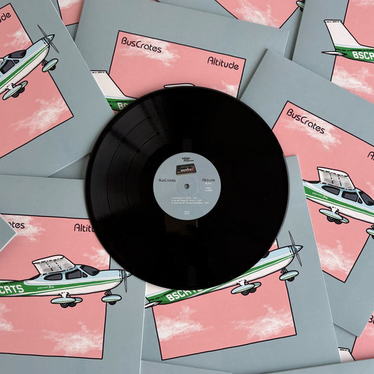 12" black vinyl pressed by Hellbender Vinyl
