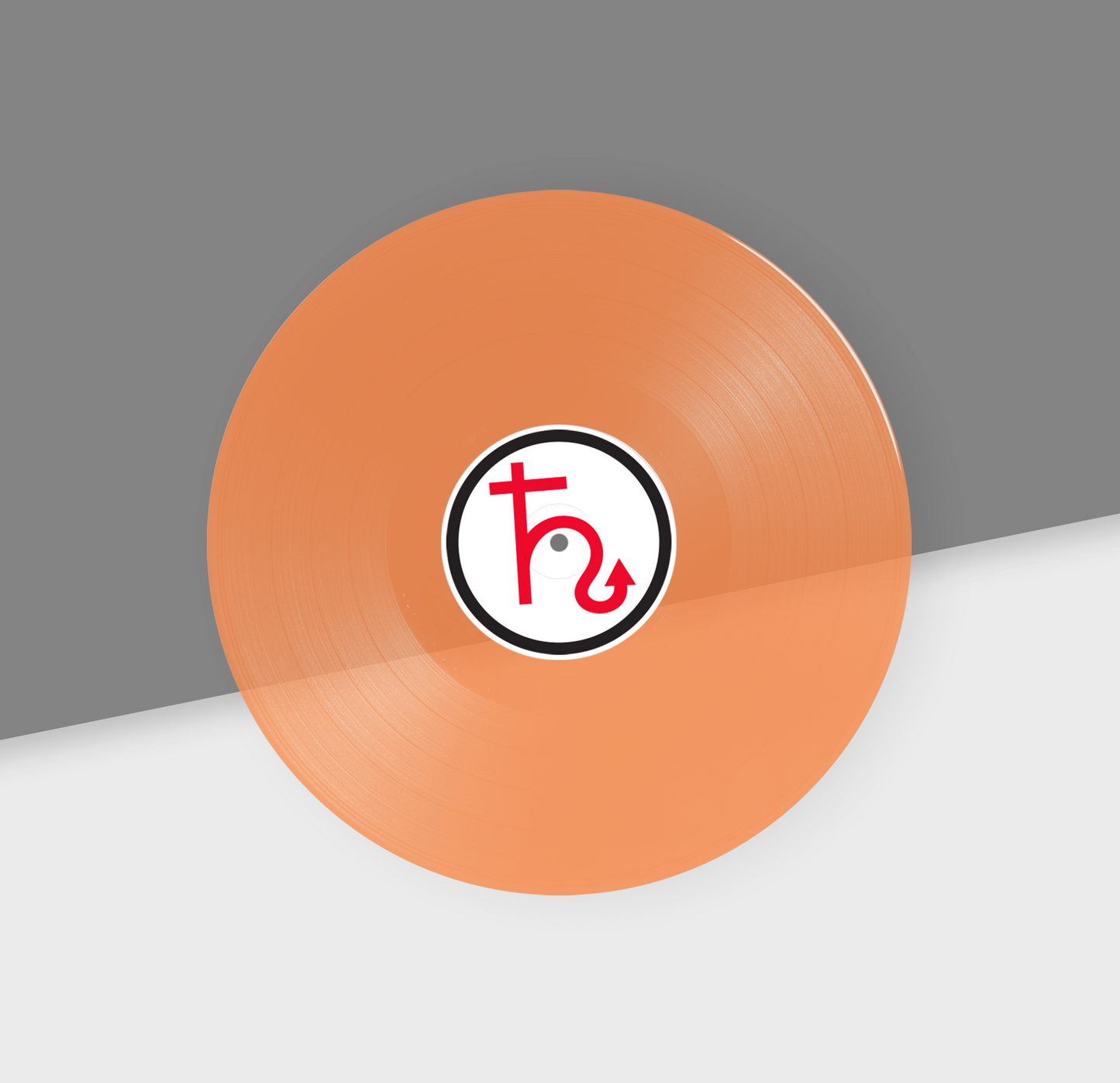 Custom Vinyl Records - Hazy Orange